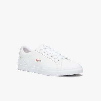 Lacoste Lerond Synthetic Iridescent Sneakers - Tenisky Dětské Bílé / Růžové | CZ-3fVyIt